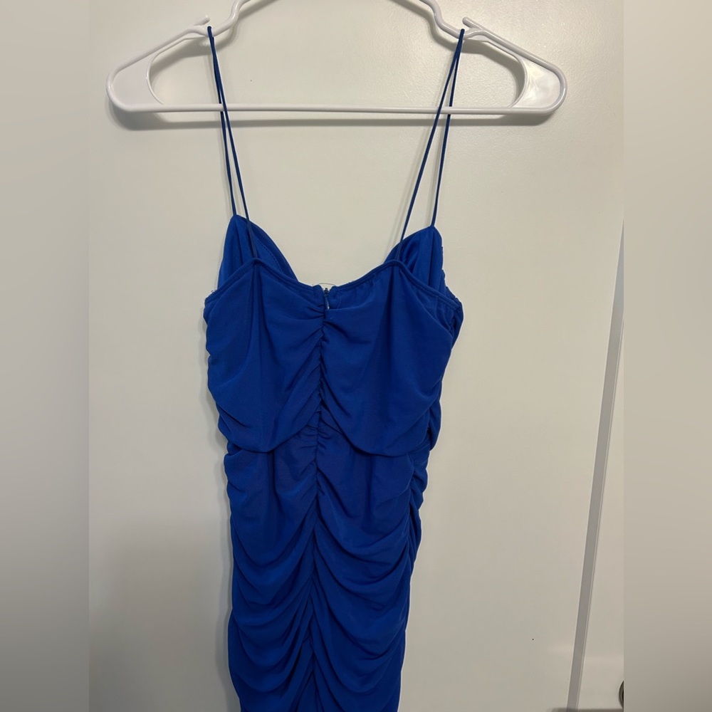Princess Polly Blue Runched Bodycon Dress - Picture 7 of 9